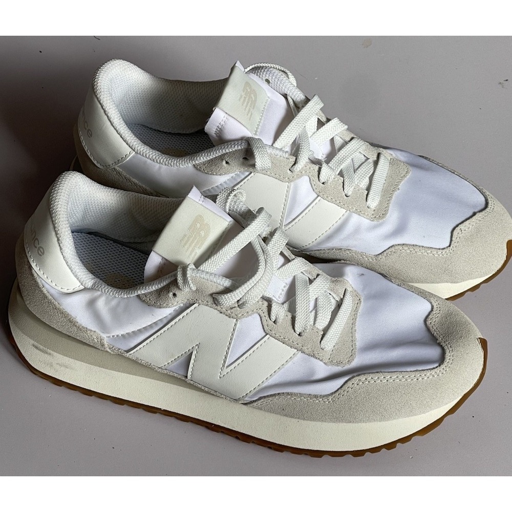 New Balance 237 WS237NN Womens 9.5 Nimbus Cloud White Moonbeam Shoes NWOB